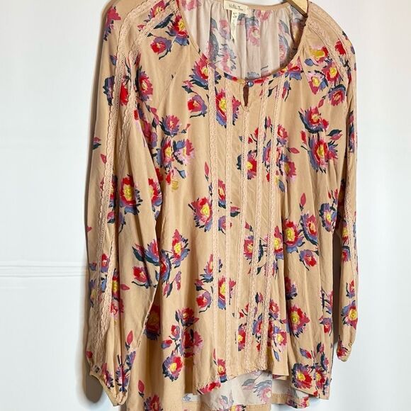 Matilda Jane | Friends Forever Kaia Floral Top Keyhole Neck HTF - Picture 5 of 8